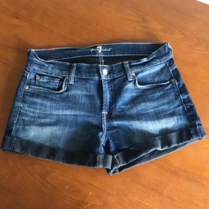 7 For All Mankind Roll Up (Cuffed) Shorts